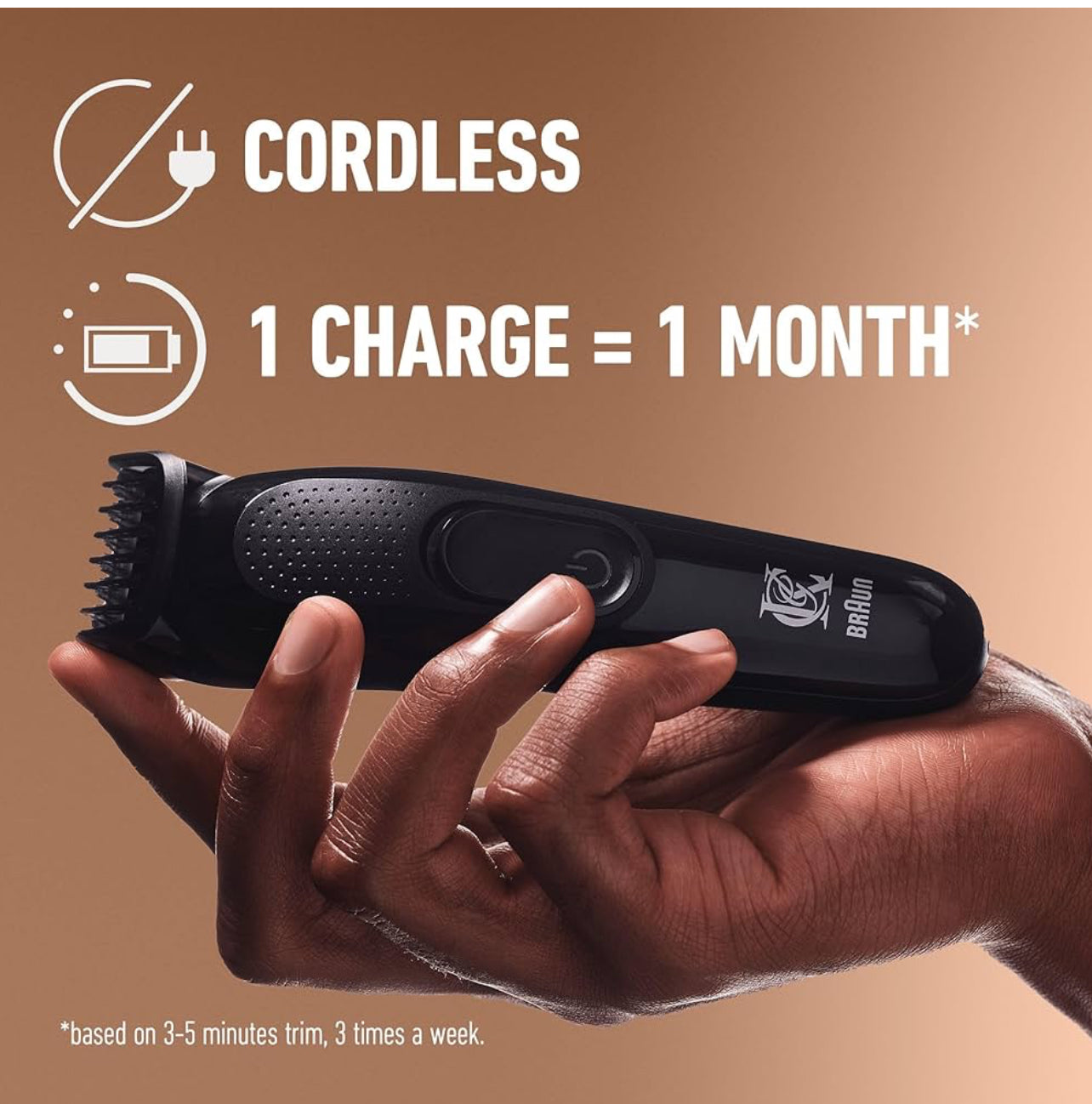 KING C GILLETTE Tondeuse à barbe 4 têtes sans fil
