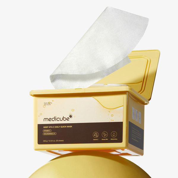 MEDICUBE Pack de masques à la vitamine C Deep Vita C Quick mask