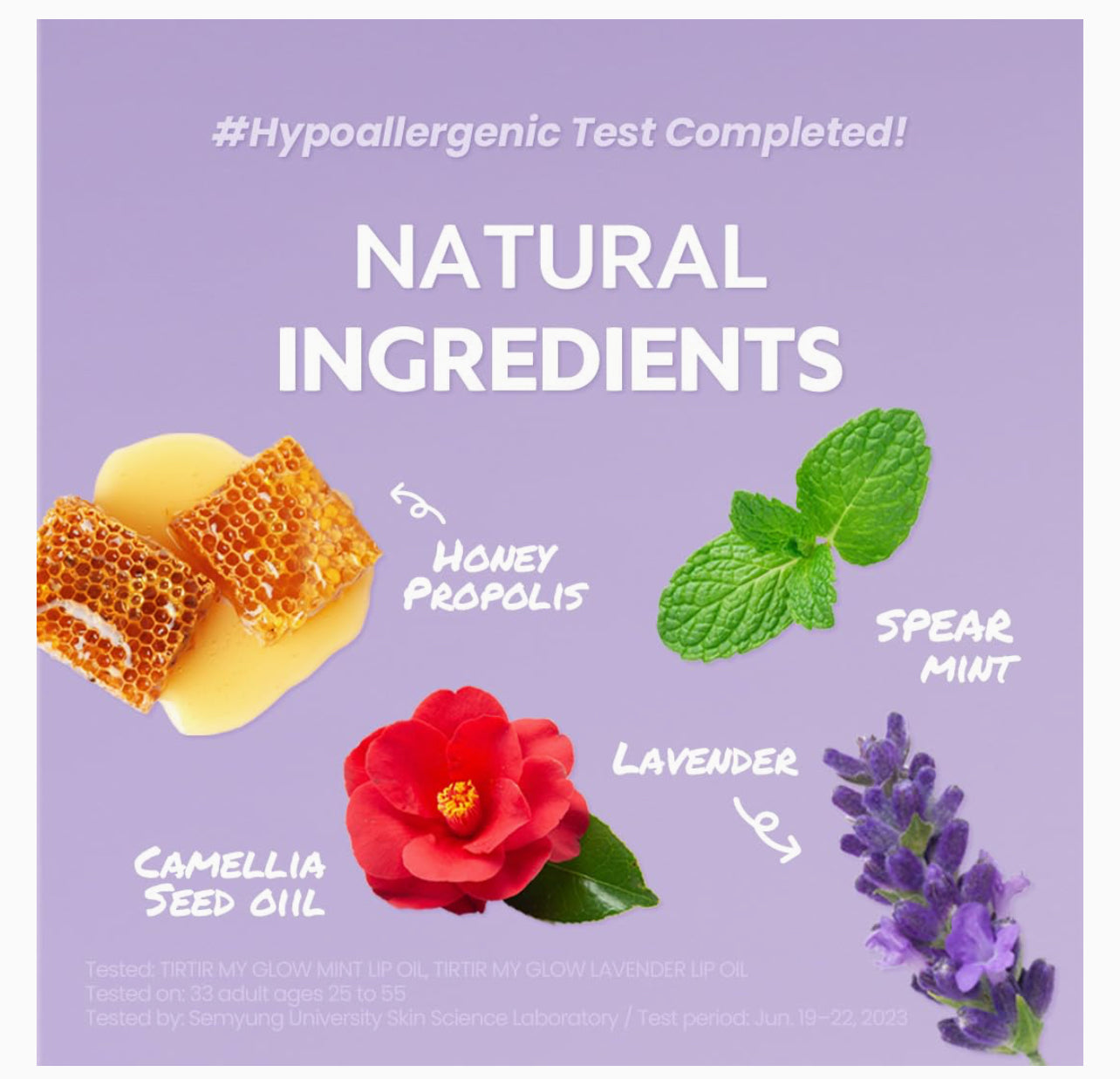 TIRTIR Huile à lèvres Glow Lip Lavender