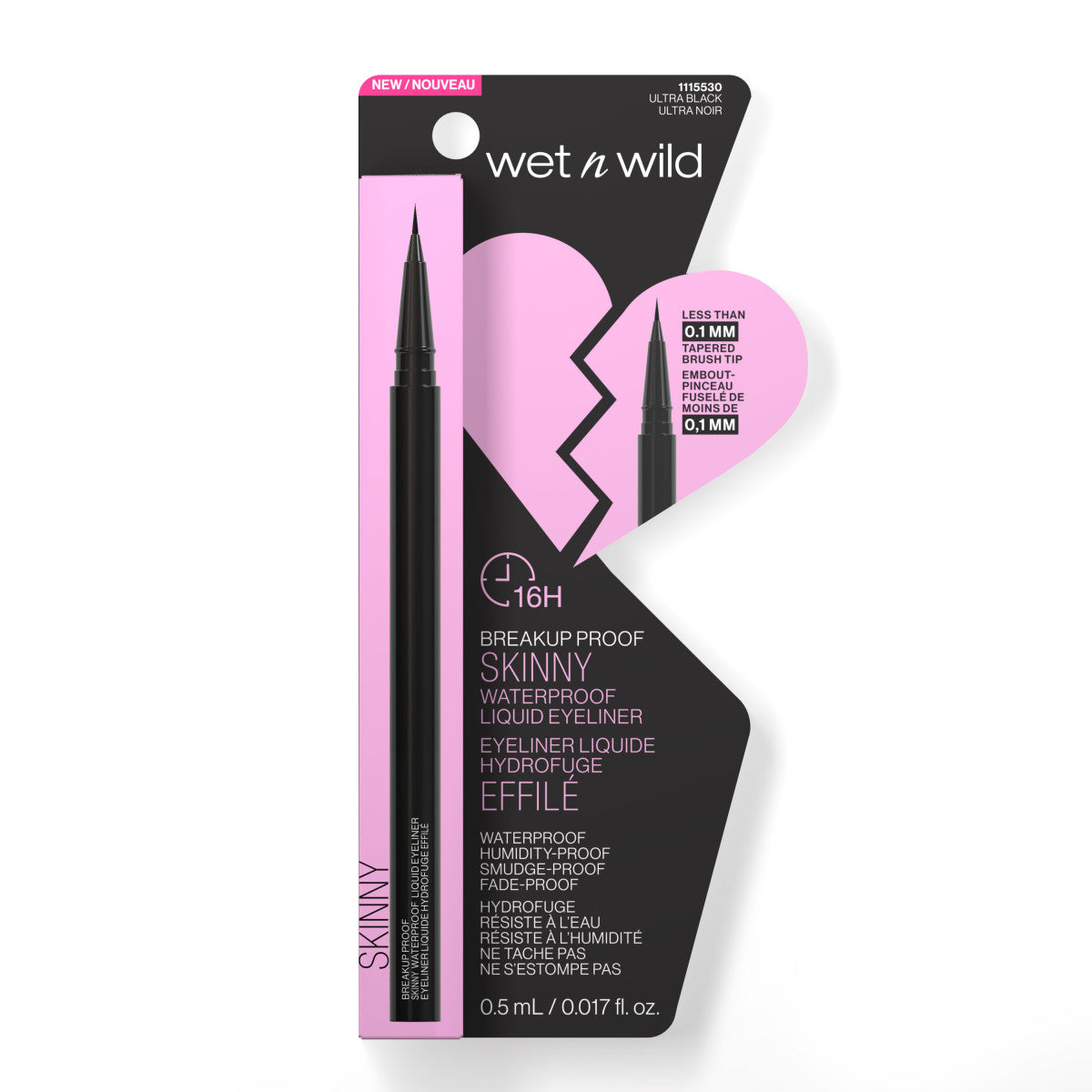 WET N WILD Eyeliner Waterproof Break up Proof