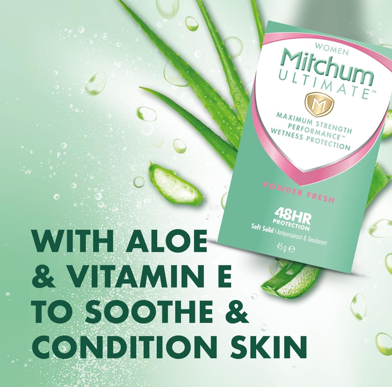 MITCHUM Déodorant en stick Maximum Strengh Powder Fresh
