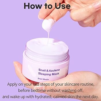 TIAM Masque de nuit hydratant Snail Azulene