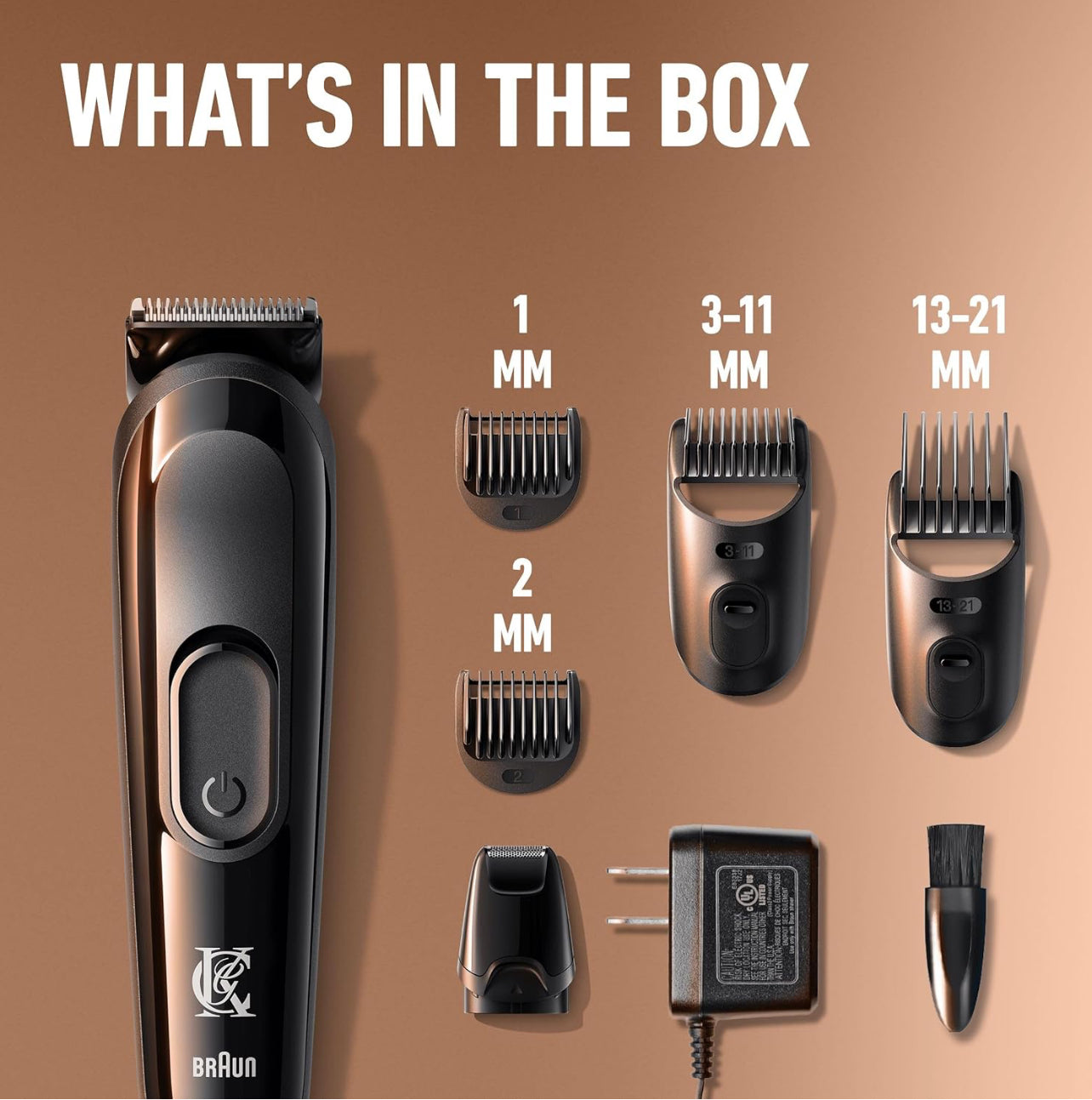 KING C GILLETTE Tondeuse à barbe 4 têtes sans fil