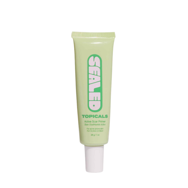 TOPICALS Soin/primer 2 en 1 anti cicatrices d’acné, lisseur de teint Sealed Active Scar