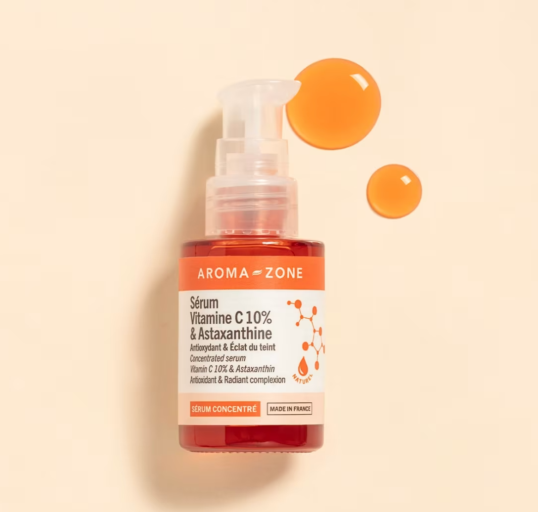 AROMA ZONE Sérum hydratant à vitamine C 10% + Astaxanthine