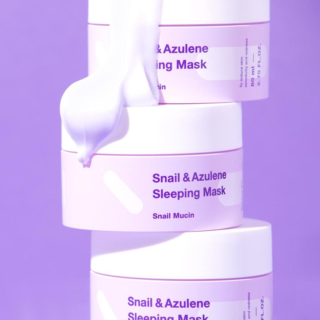 TIAM Masque de nuit hydratant Snail Azulene