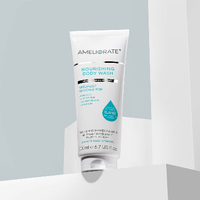 AMELIORATE Gel douche hydratant exfoliant anti keratose pilaire