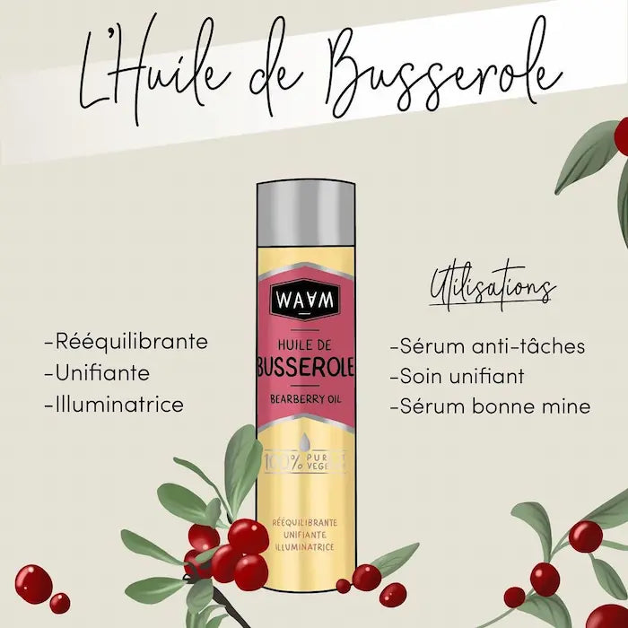 WAAM Huile de Busserole 100% pure