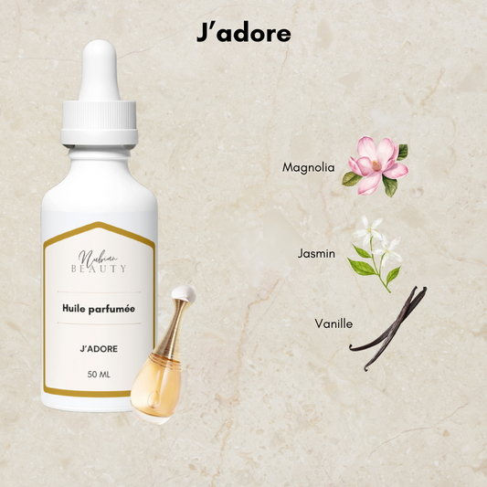 NUBIAN BEAUTY Huile de parfum J'ADORE DIOR
