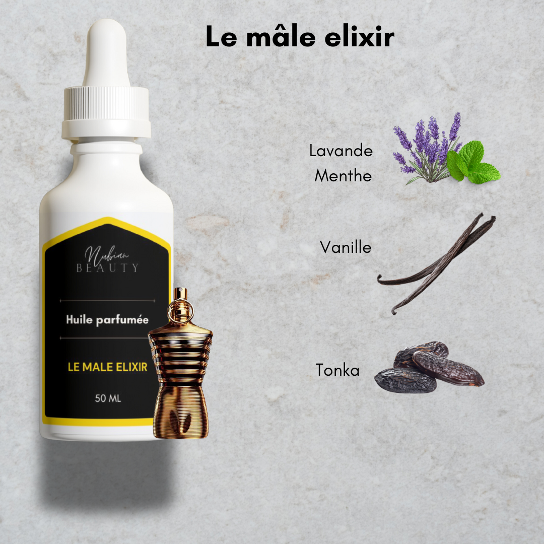 NUBIAN BEAUTY Huile de parfum LE MALE ELIXIR