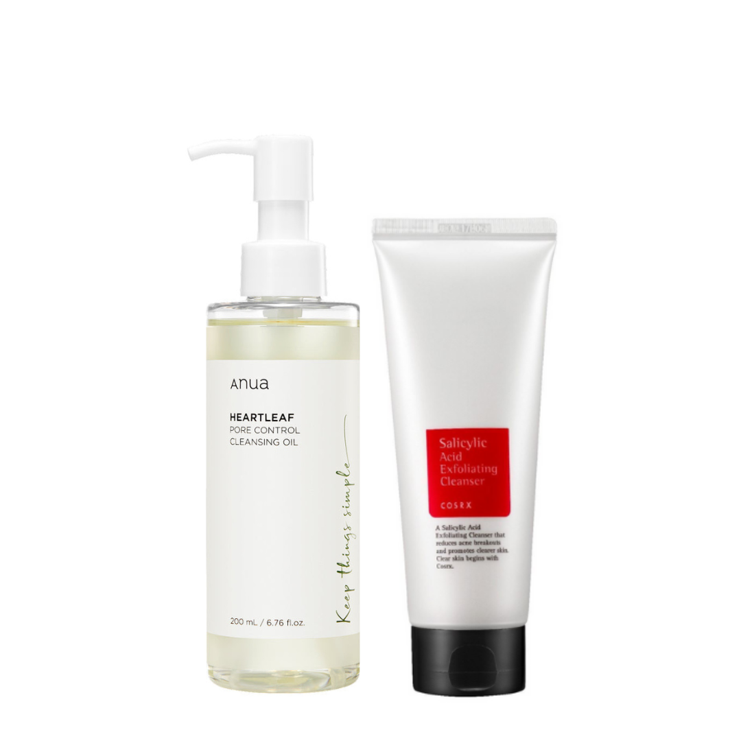 Pack Double nettoyage pour peaux grasses à imperfections