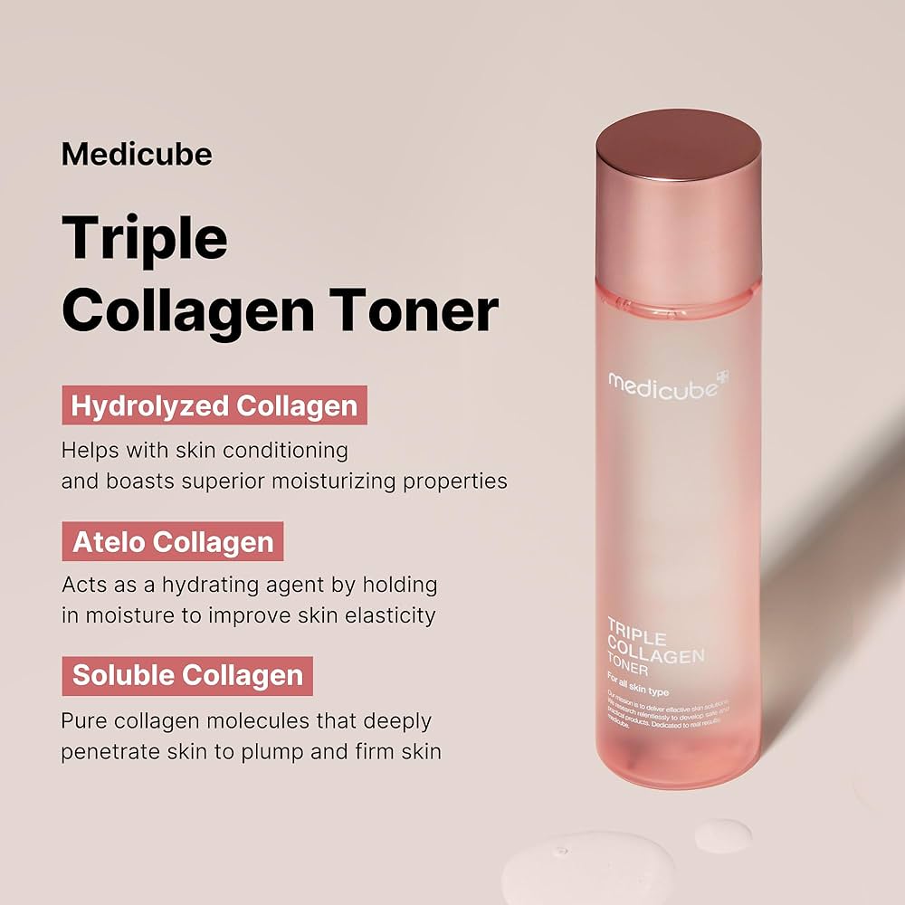 MEDICUBE Tonique hydratant au collagène Triple Toner