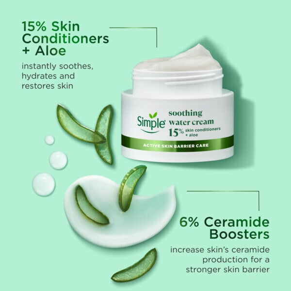 SIMPLE Gel crème hydratant Soothing Water Cream