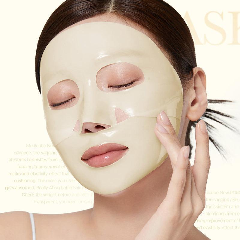 MEDICUBE Masque en tissu eclat à l’acide Kojique et Curcuma