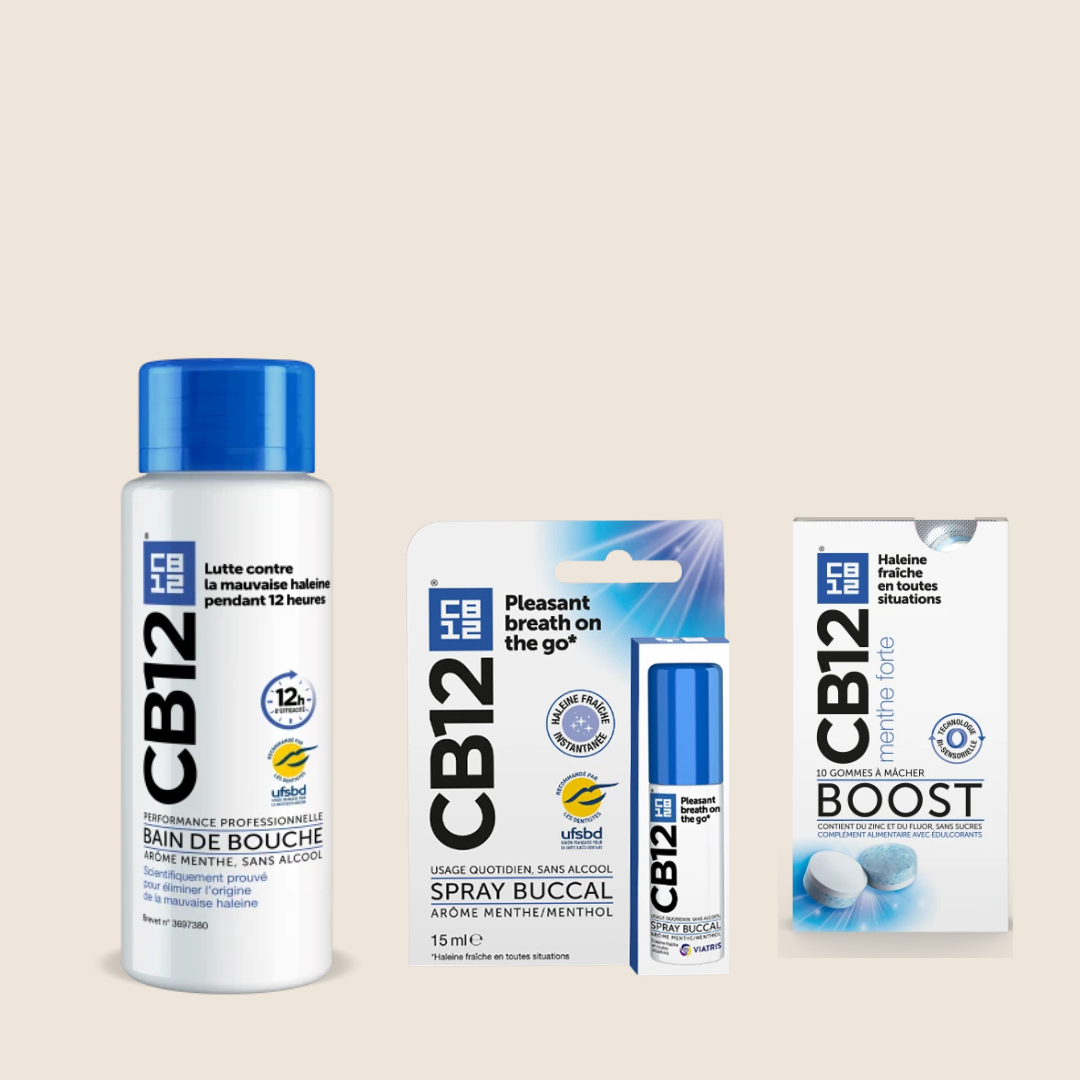 CB12 Pack de soins buccaux anti mauvaise haleine