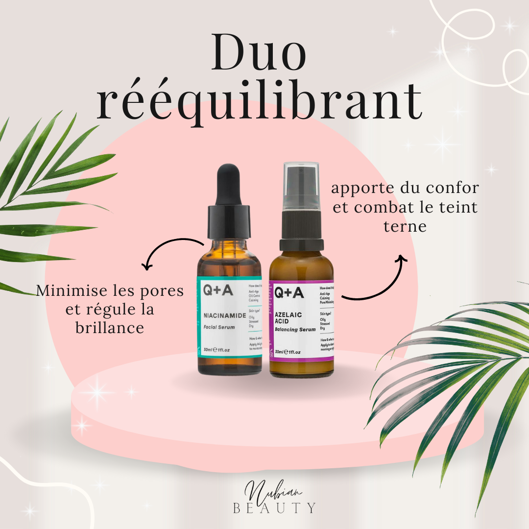 Q+A Duo rééquilibrant Niacinamide +Acide Azélaique