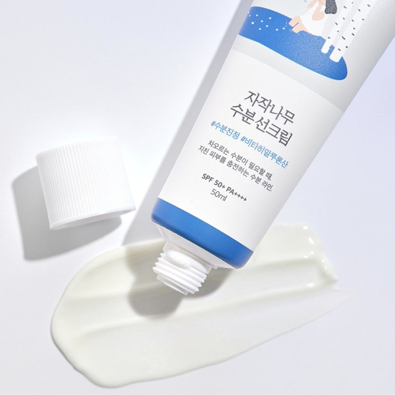 ROUNDLAB Crème hydratante solaire SPF 50+ PA+++ Birchjuice