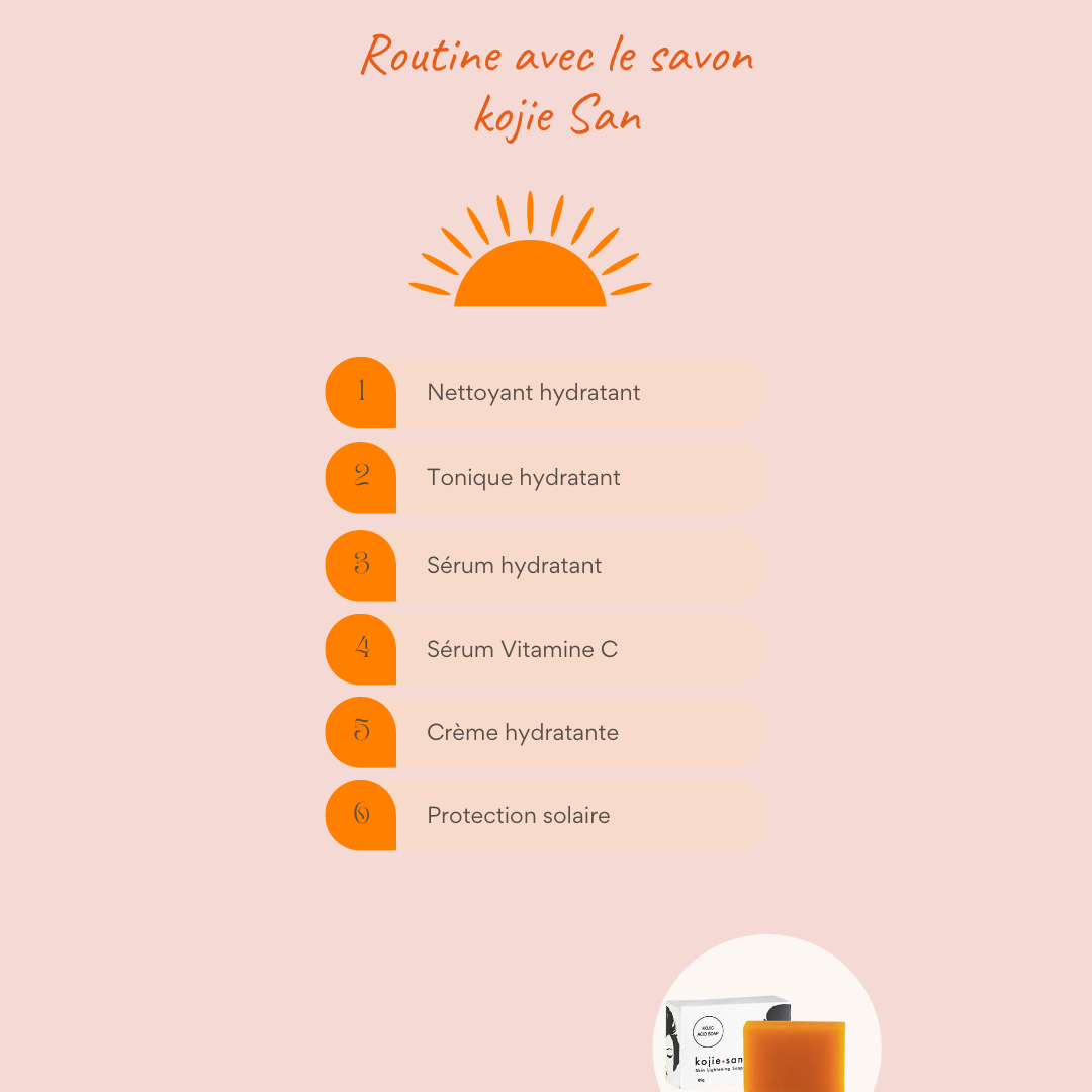 KOJIE SAN Savon anti tâches à l'acide kojique 135g