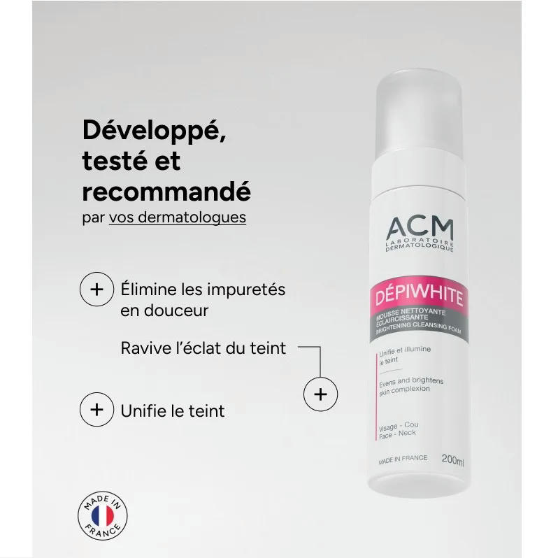 ACM Mousse nettoyante éclaircissante Depiwhite