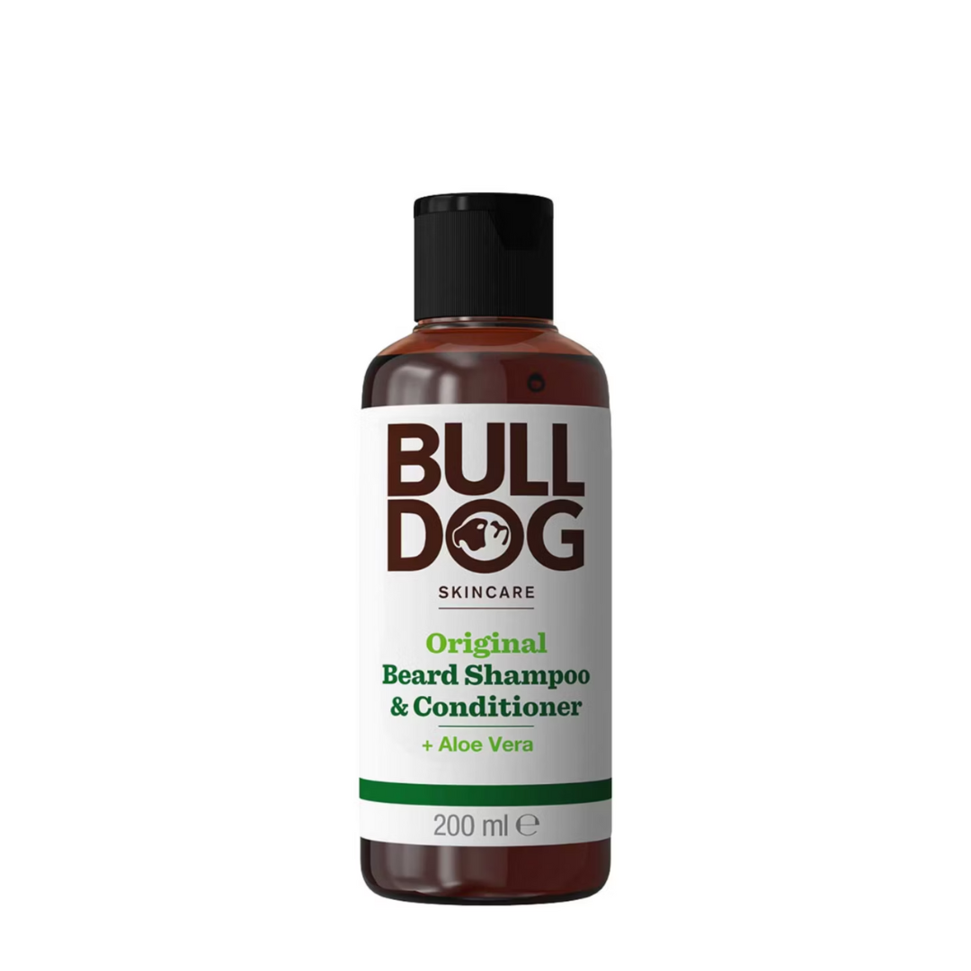 BULL DOG Soin nettoyant pour barbe à l'Aloe Vera & Thé vert