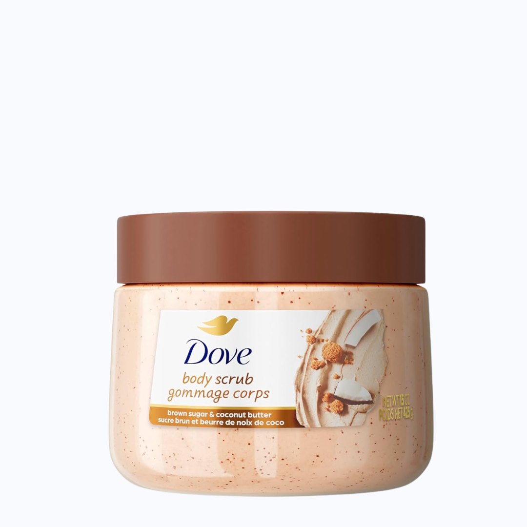 DOVE Gommage corporel exfoliant hydratant Sucre brun & Caramel
