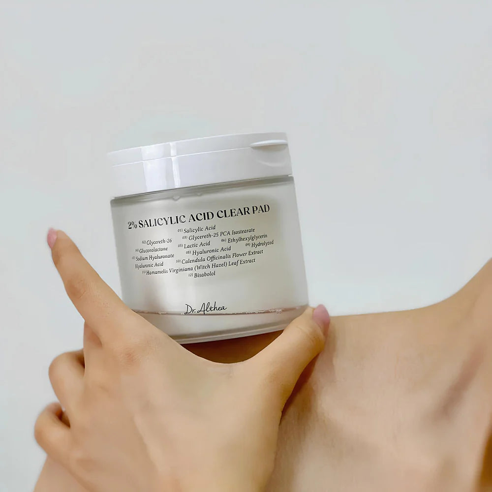 DR ALTHEA Disques Pads exfoliants à l'acide Salicylique 2%