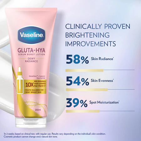 VASELINE Sérunm corporel eclat Gluta Hya