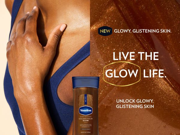 VASELINE Huile corporelle scintillante Golden Hour Glow