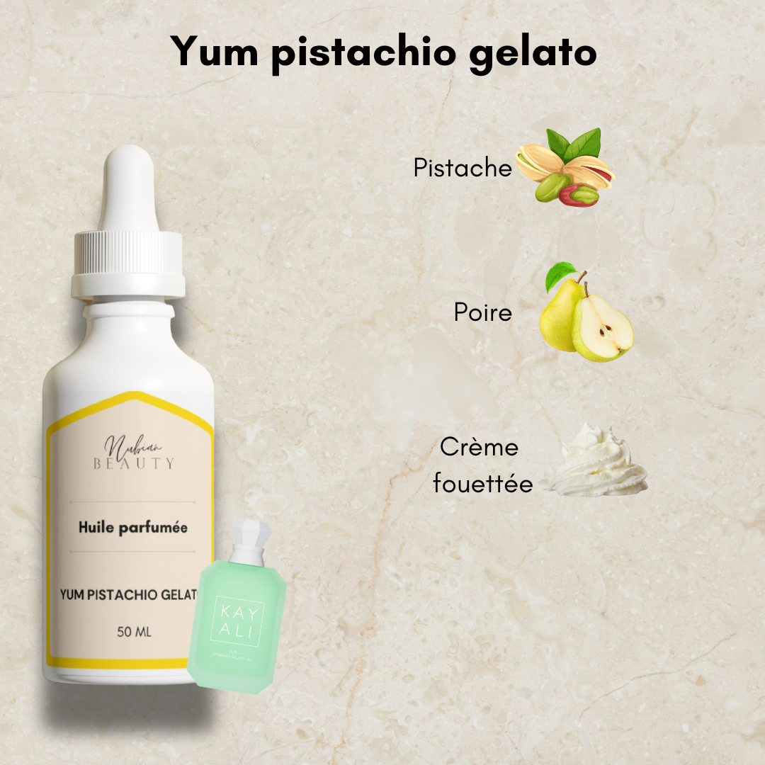 NUBIAN BEAUTY Huile de parfum YUM PISTACHIO GELATO