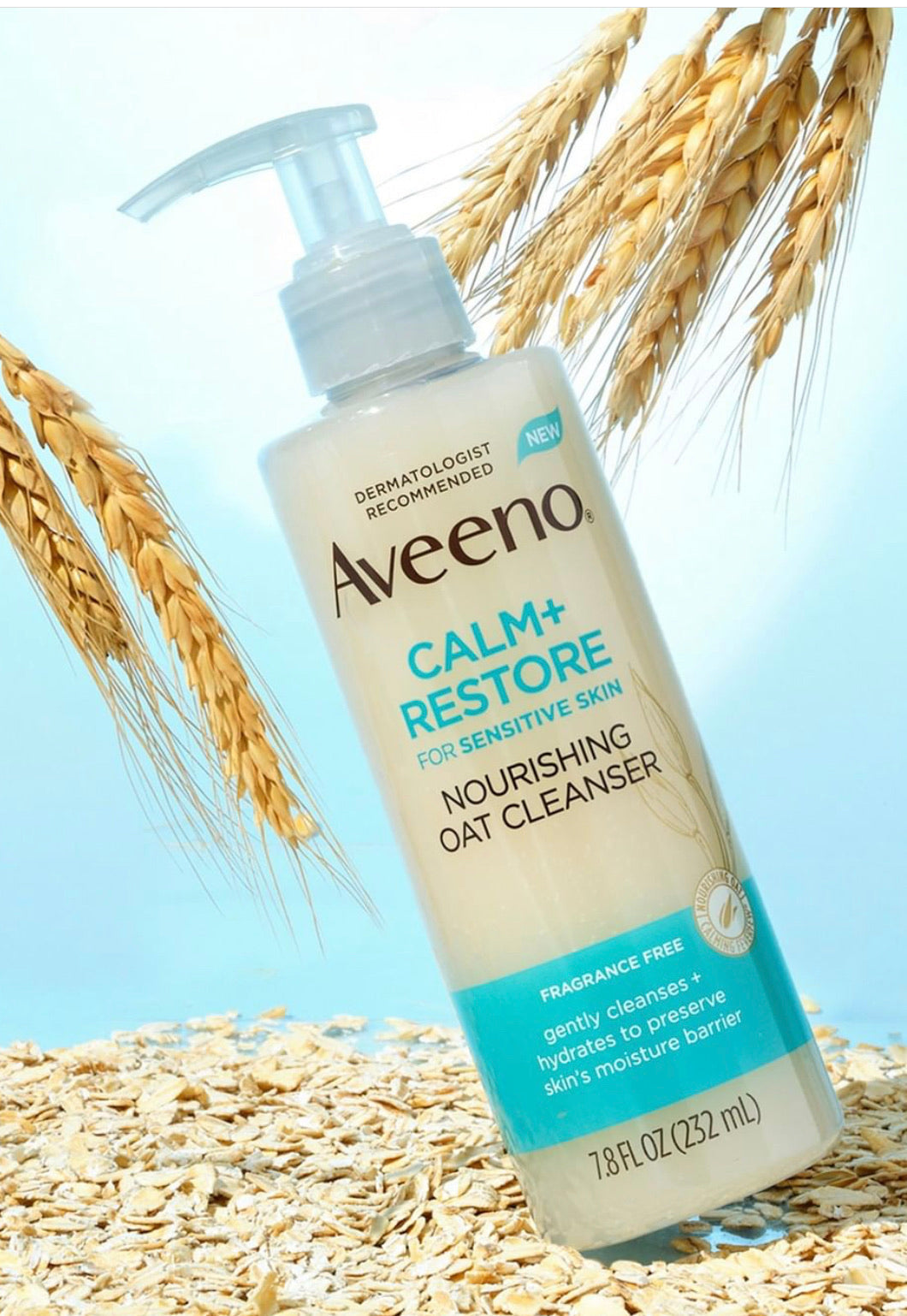 AVEENO Nettoyant nourrissant hydratant à l’avoine Calm + Restore