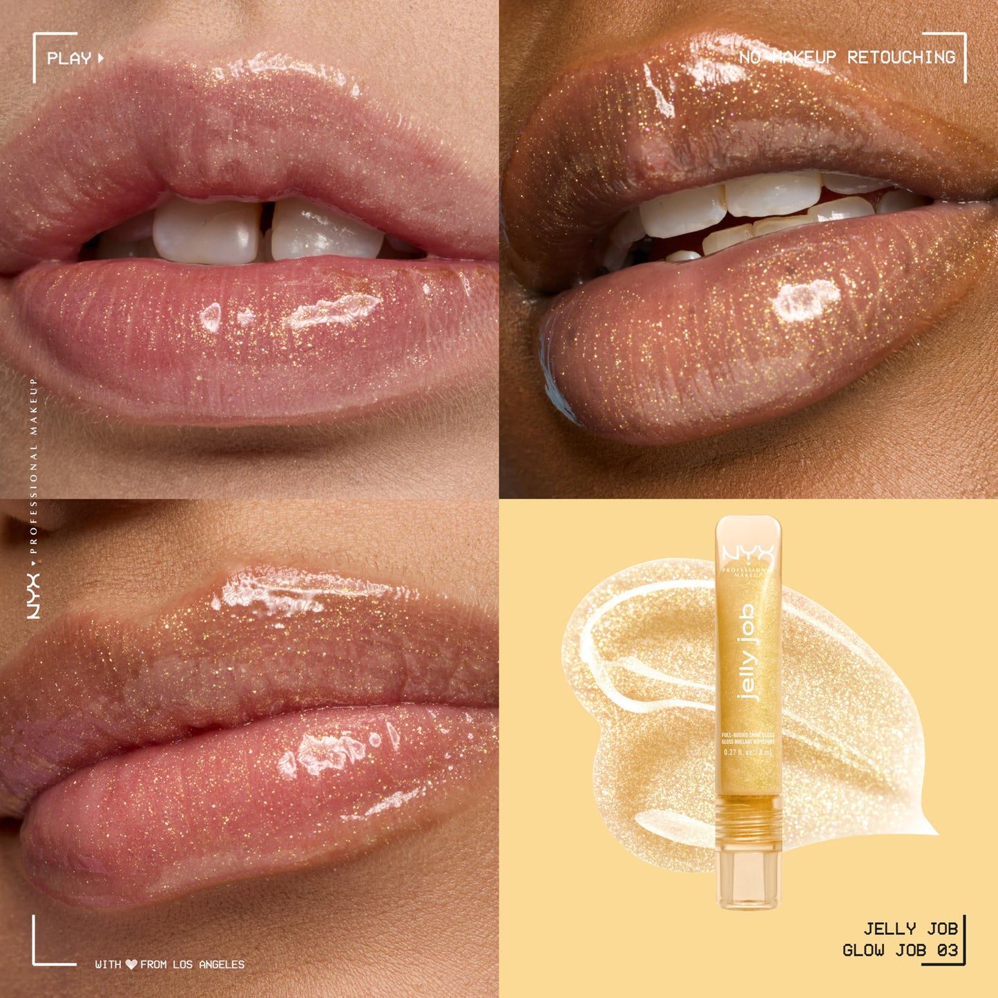 NYX Gloss brillant à lèvres Jelly Bob