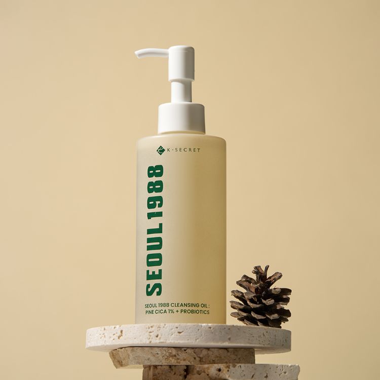 K-SECRET Huile démaquillante Pine Cica 1% + Probiotic Seoul 1988
