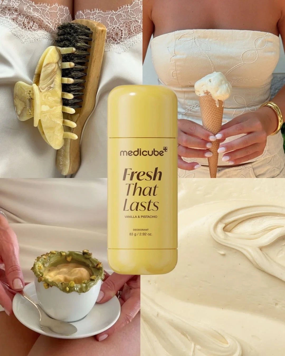 MEDICUBE Fresh That Lasts Déodorant éclaircissant Vanilla Pistachio