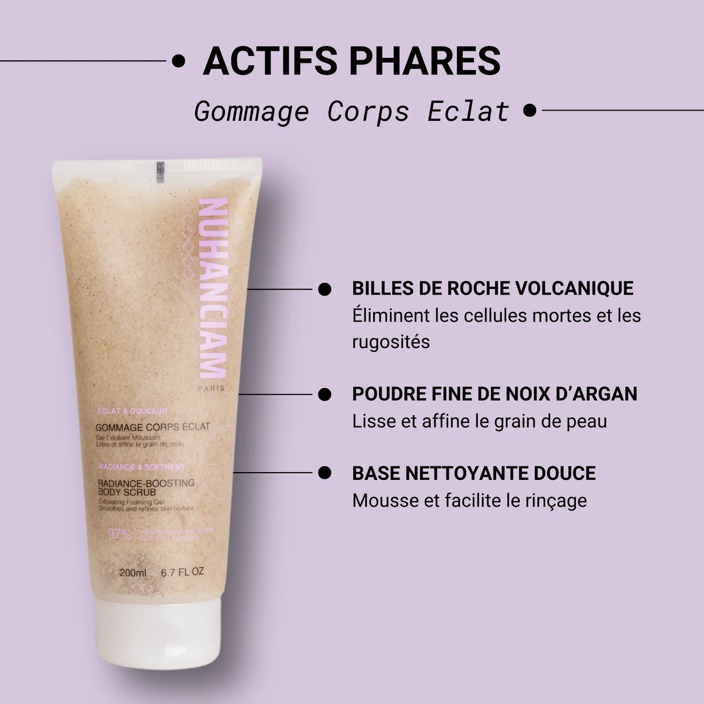 NUHANCIAM Gommage corps éclat