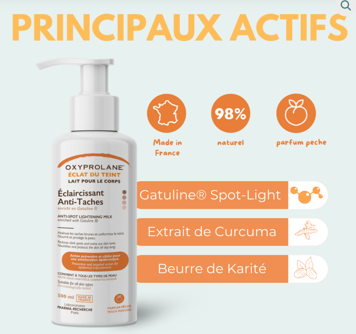 OXYPROLANE Lait éclaircissant Anti-tâches