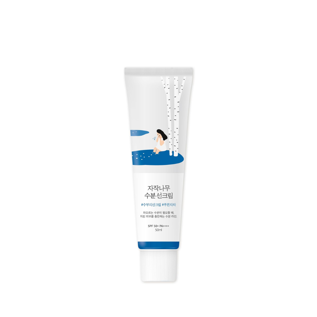 ROUNDLAB Crème hydratante solaire SPF 50+ PA+++ Birchjuice