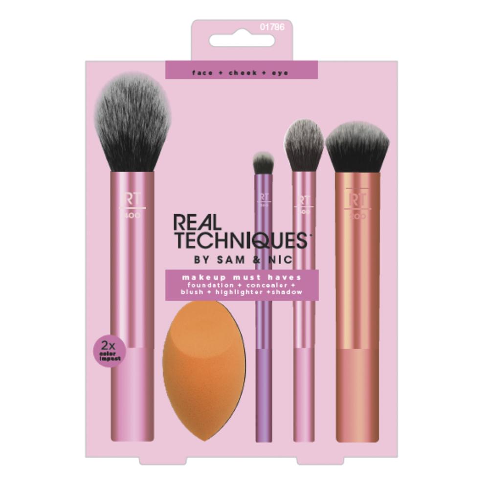 REAL TECHNIQUE Kit de pinceaux Every day Essentials