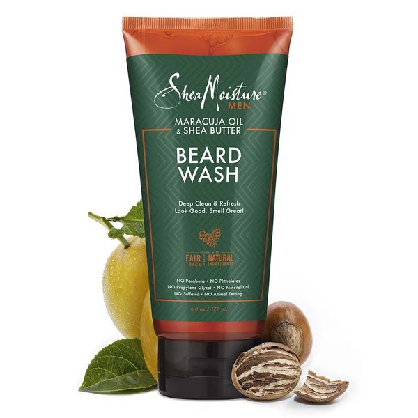 SHEA MOISTURE Nettoyant Barbe Maracuja oil & Shea Butter