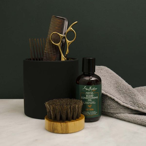 SHEA MOISTURE Huile de soin pour barbe Maracuja oil & Shea Butter