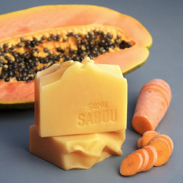 SUNU SABOU Savon à la Papaye + Carotte