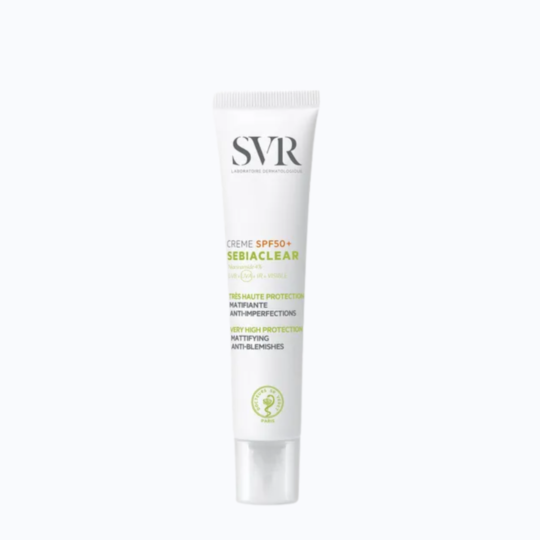 SVR Crème solaire matifiante SPF 50+ Sebiaclear