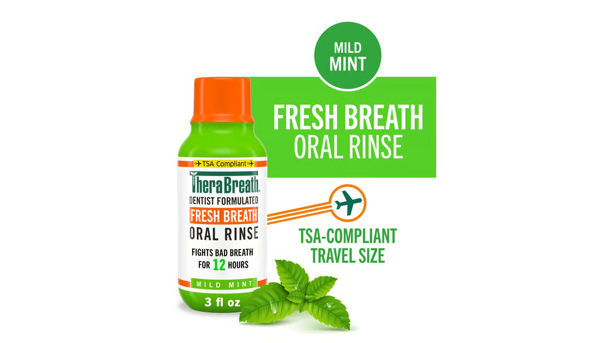 THERABREATH Bain de bouche anti-haleine Mild Mint Mini