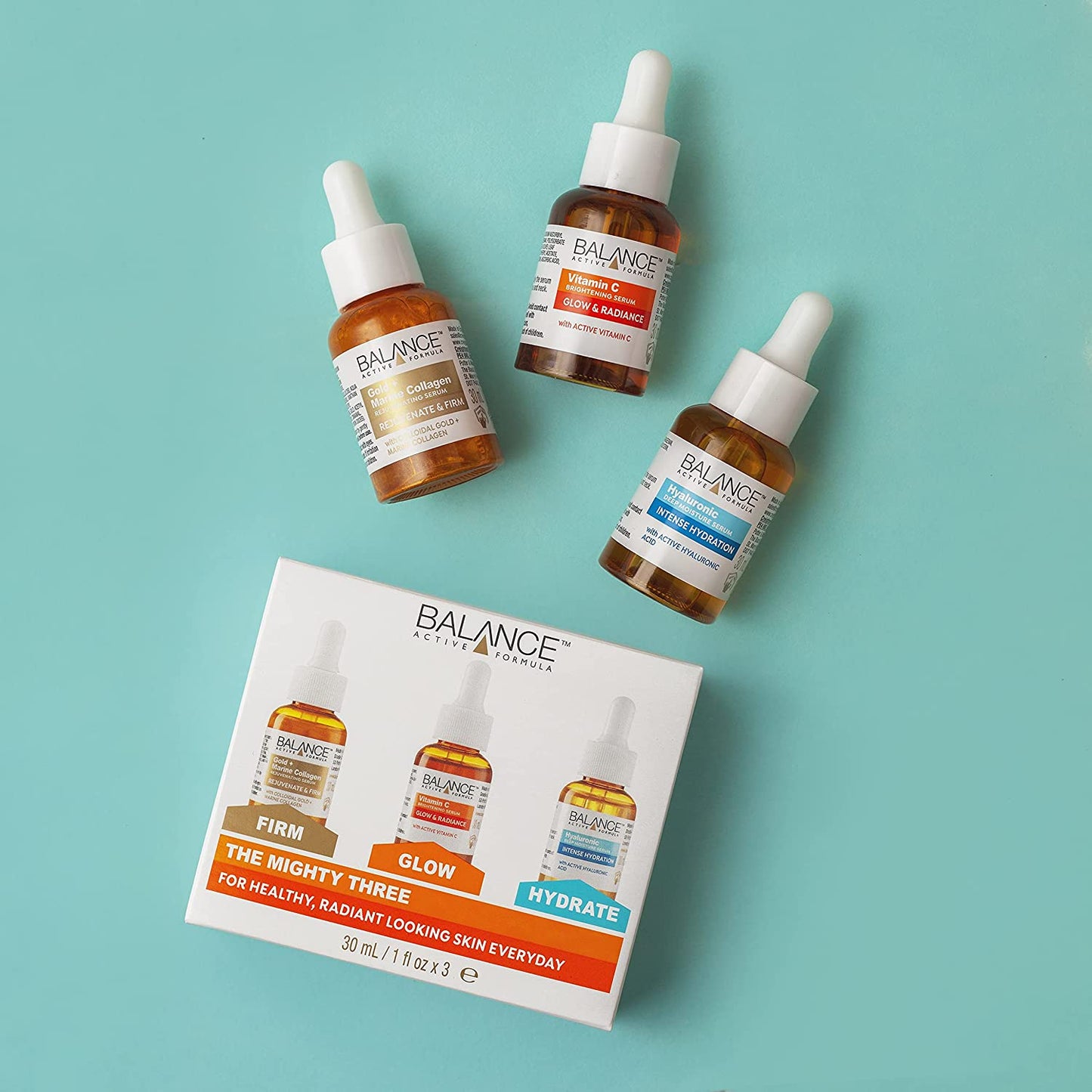 BALANCE Coffret sérum Firm + Glow + Hydrate