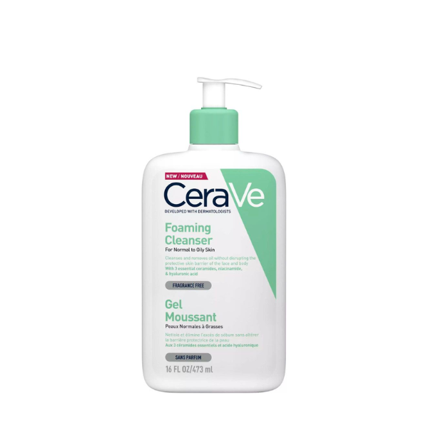 CERAVE Gel nettoyant visage moussant 473 ml