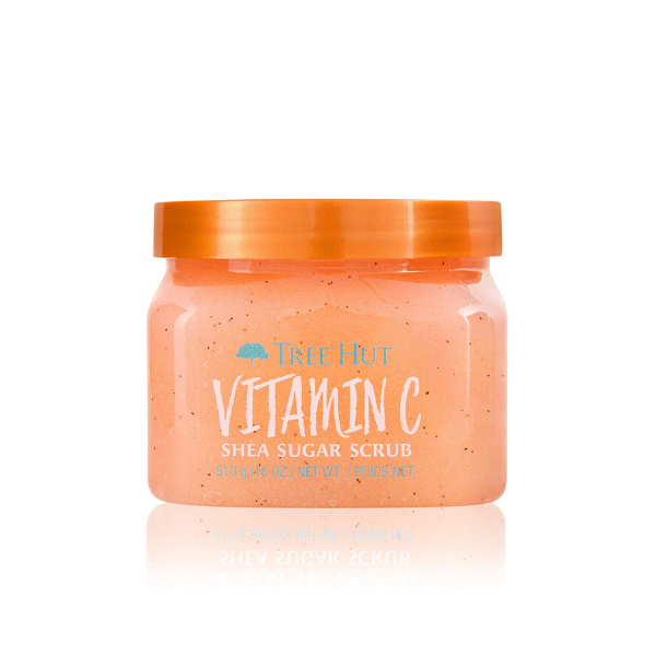 TREE HUT Exfoliant au Sucre, Karité, Vitamine C & AHA