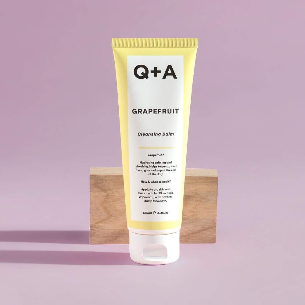Q+A Baume démaquillant au Squalane & Pamplemousse
