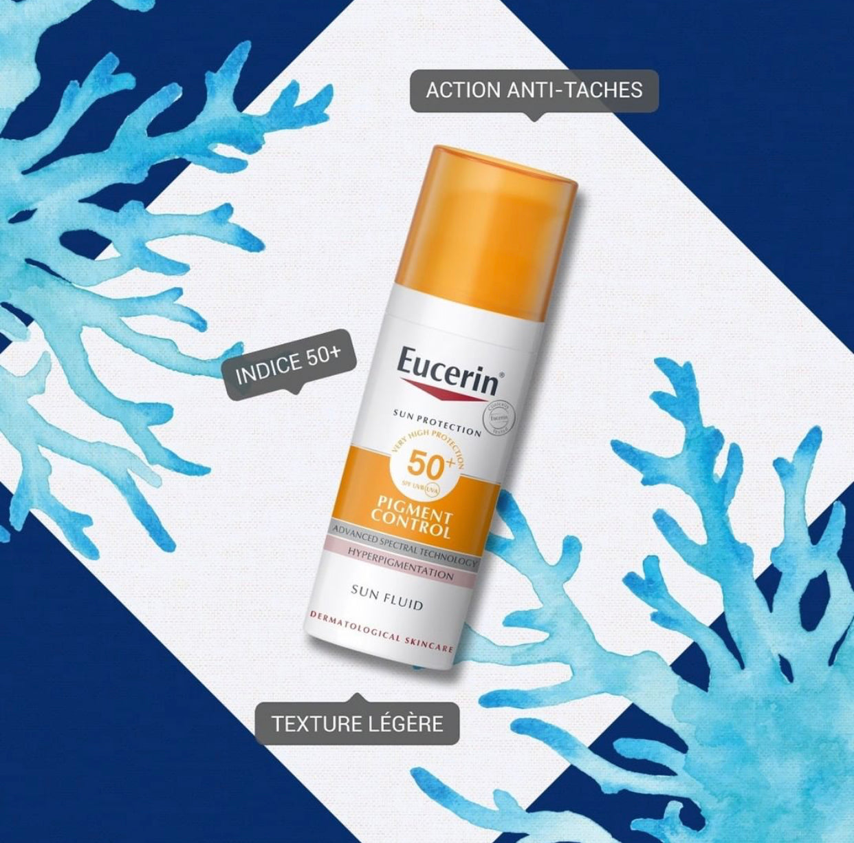 EUCERIN Fluide solaire anti-tâche SPF 50 Pigment Control