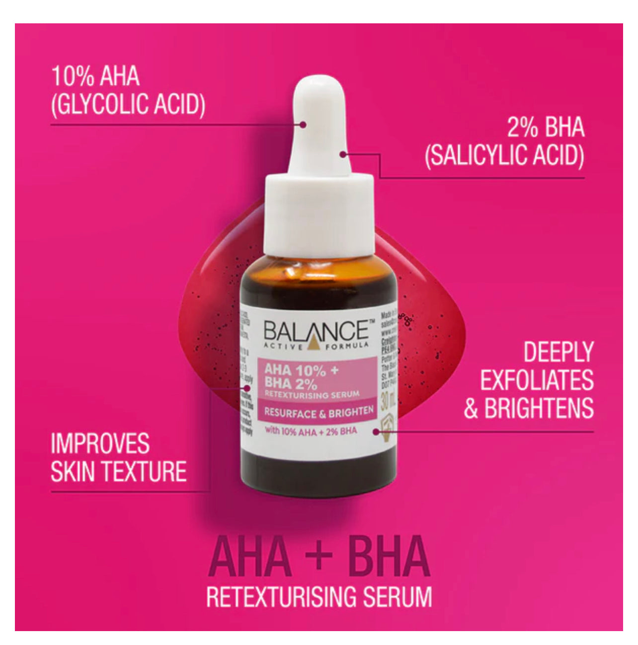BALANCE Masque resurfaçant exfoliant AHA BHA