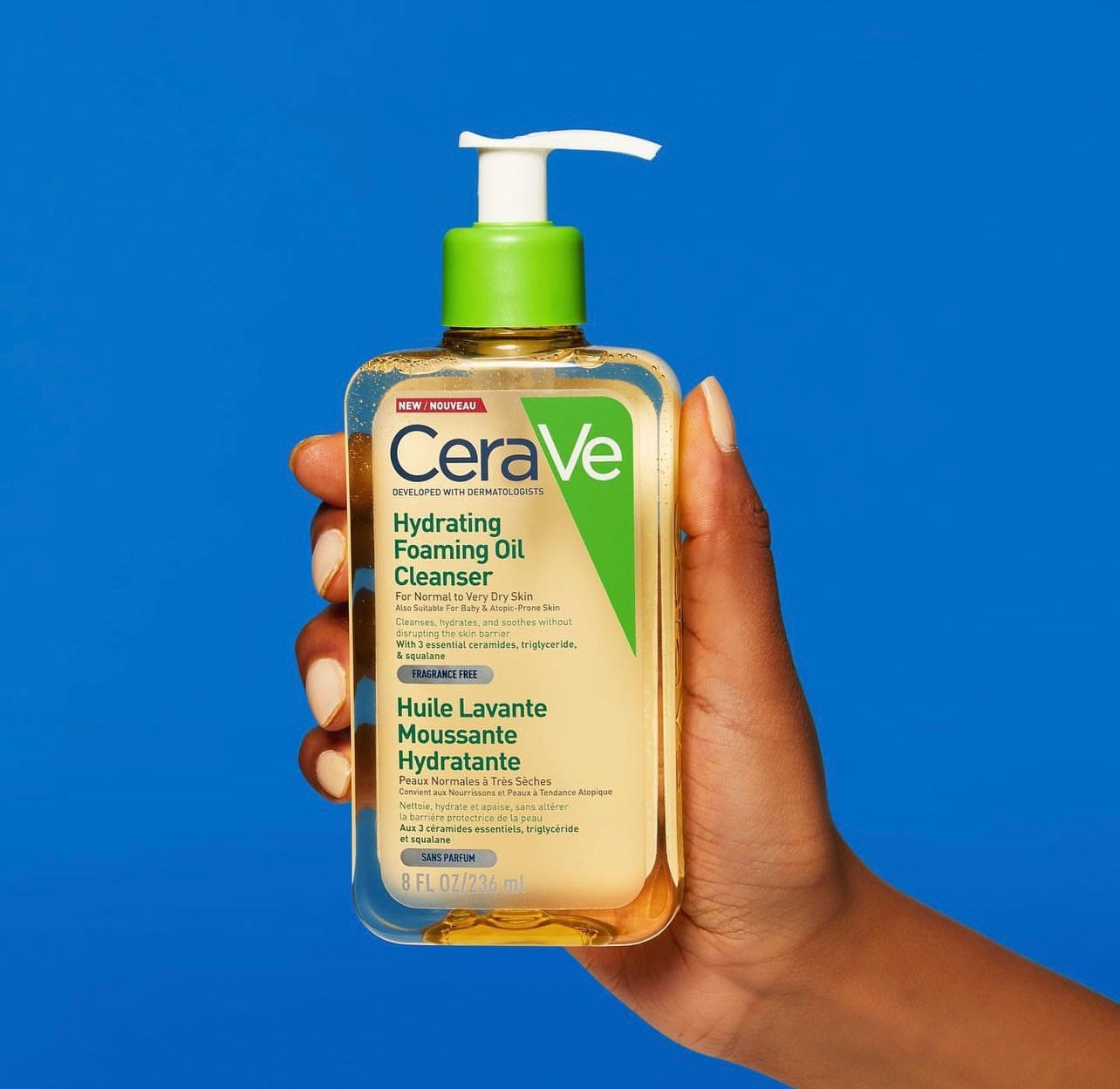CERAVE Huile Lavante Moussante Hydratante