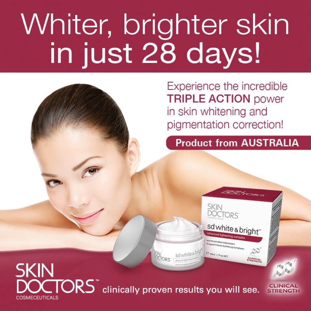 SKIN DOCTORS Sd White & Bright Créme éclat anti tâches
